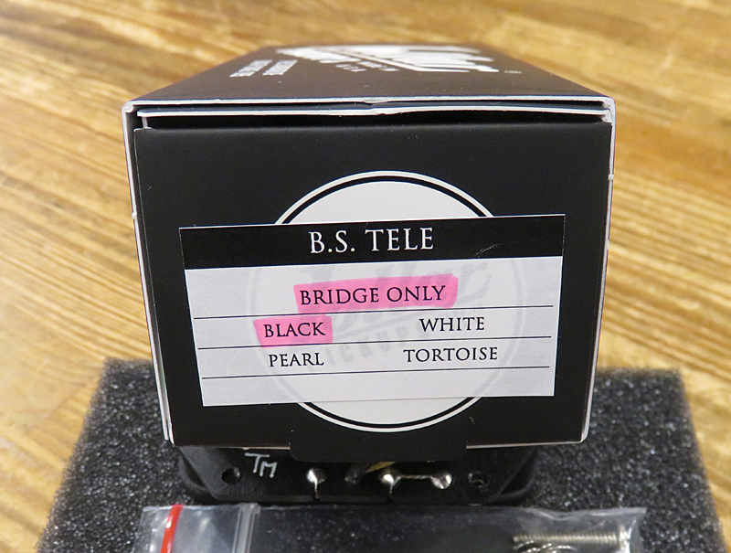 LOLLAR PICKUPS BS Tele Bridge Black（新品/送料無料）【楽器検索 