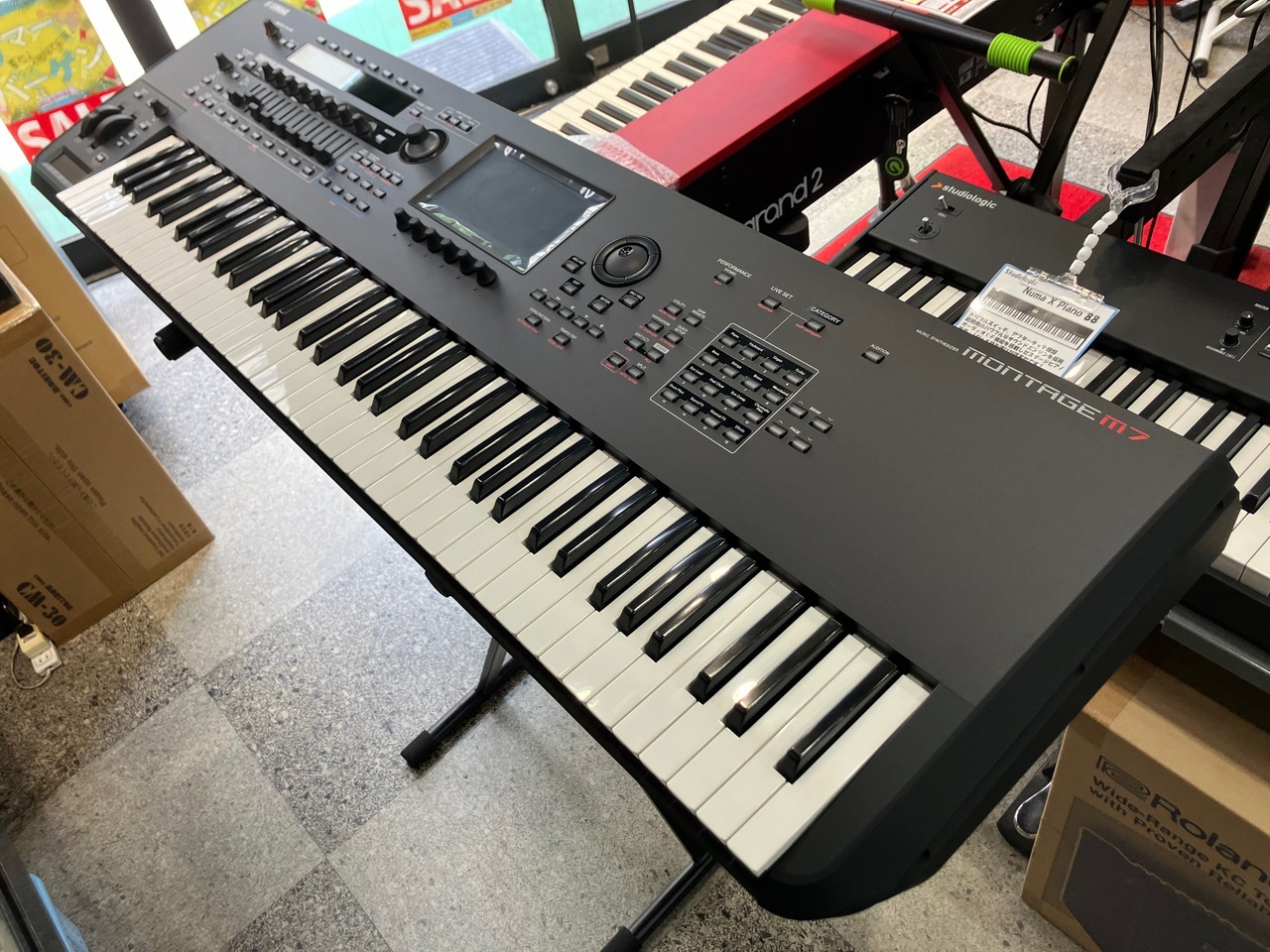 鍵盤楽器 thavasa YAMAHA MONTAGE M7 (76鍵FSX鍵盤)◇展示品入替超特価!【TIMESALE