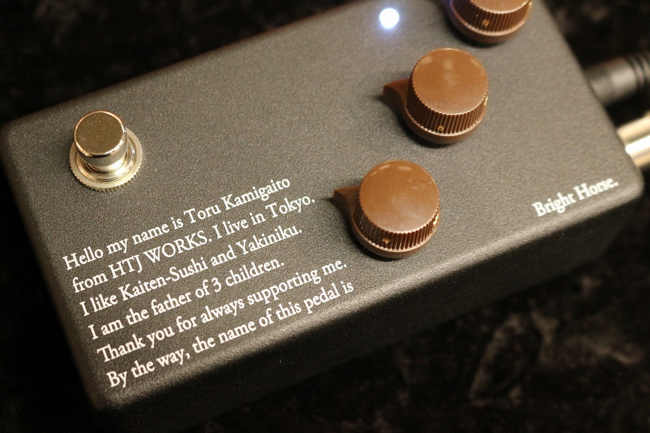 HTJ-WORKS BRIGHT HORSE OD ケンタウルス系 HTJ-WORKS／Bright Horse Aged Gold〜徹底試奏！ ケンタウルス系ペダル