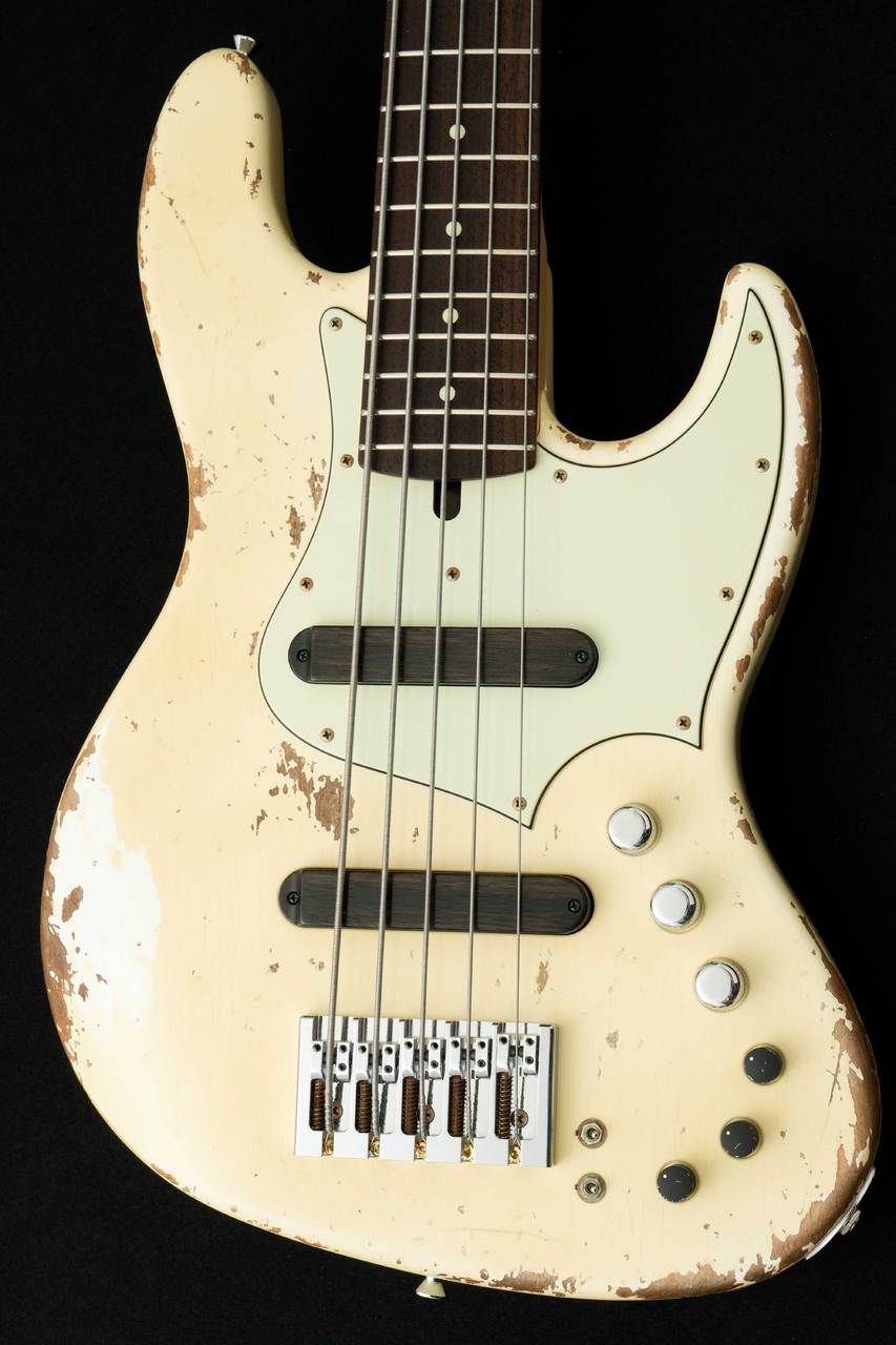 Xotic XJ-1T 5st Heavy Aged w/Matching Head -Vintage White-（新品