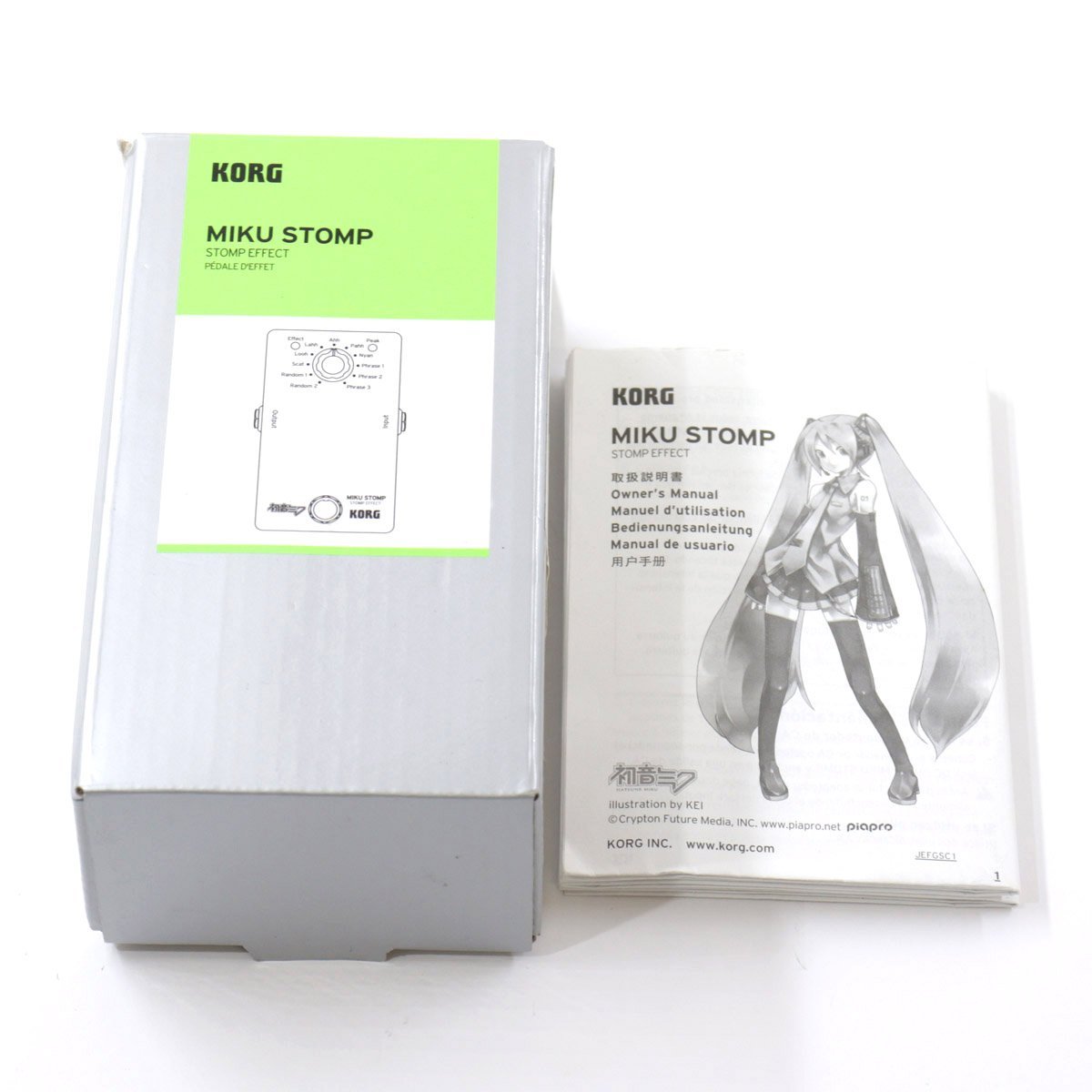 KORG MIKU STOMP エフェクター　中古 KORG Miku Stomp Guitar Compact Effector Miku Hatsune used | eBay