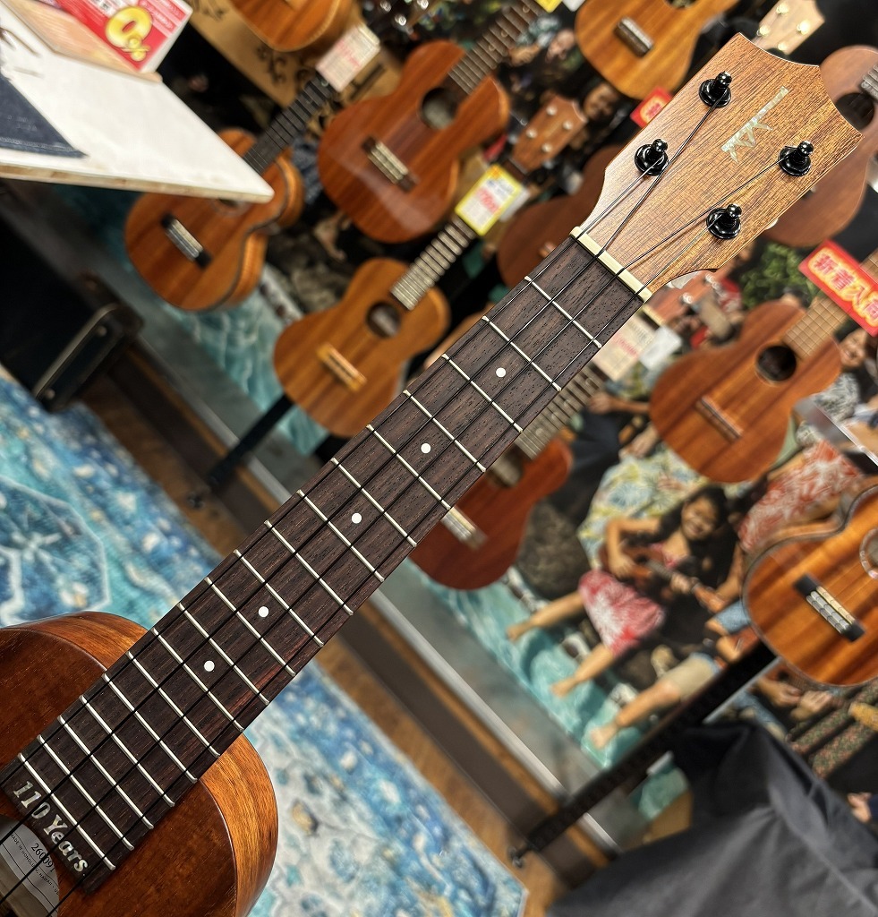 Kamaka HF-1L 110th【ソプラノ&ロングネック】【ハワイアンコア単板