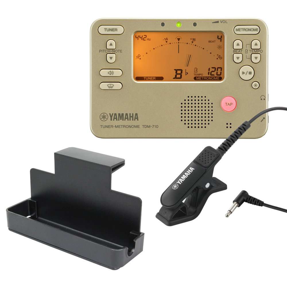 YAMAHA ヤマハ TDM-710GLM チューナーメトロノーム＆クリップマイク