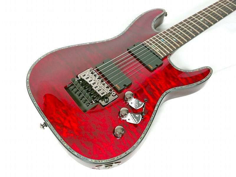 Schecter AD-C-7-HR (Black Cherry) 7弦 Amazon.com: Schecter Hellraiser C-7 7-StringElectric Guitar