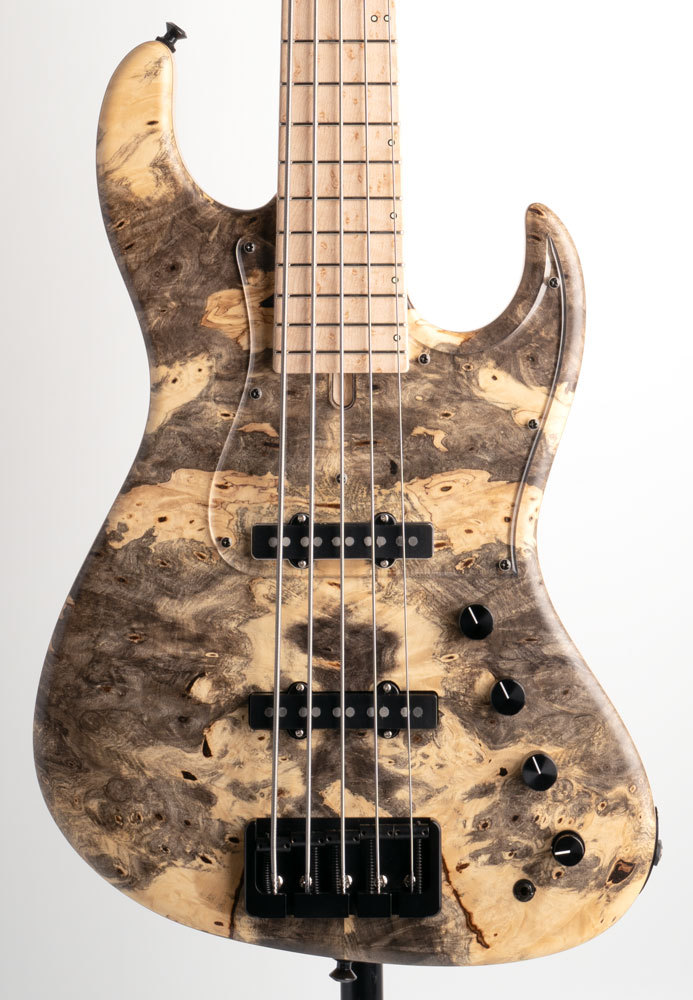 Wood Custom Guitars Vibe-5 19pitch Model / Buckeye Burl Top #252