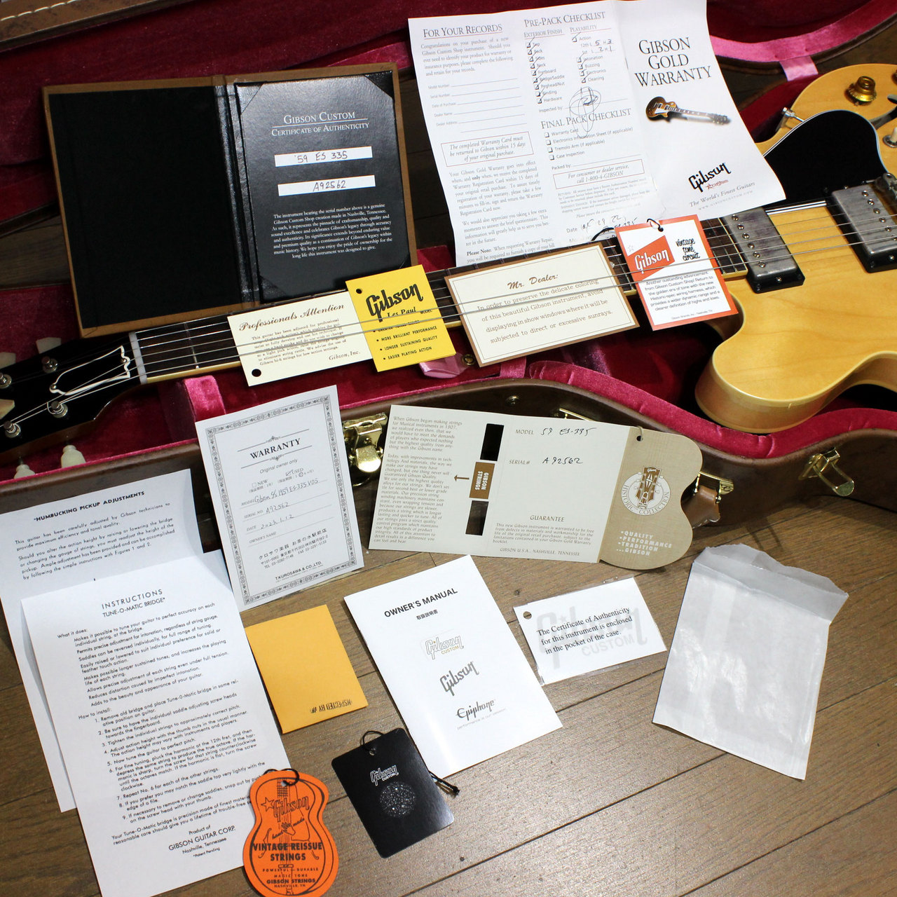Gibson Custom Shop Historic Collection 1959 ES-355 Reissue Vintage 