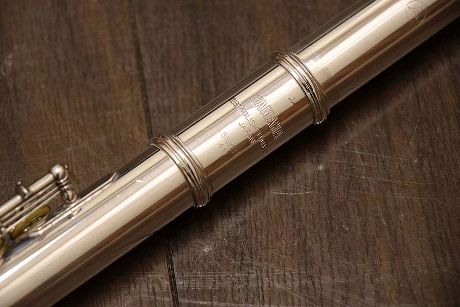 ヤマハ フルート YFL-411 管体銀製 Eメカ付 調整済 良品