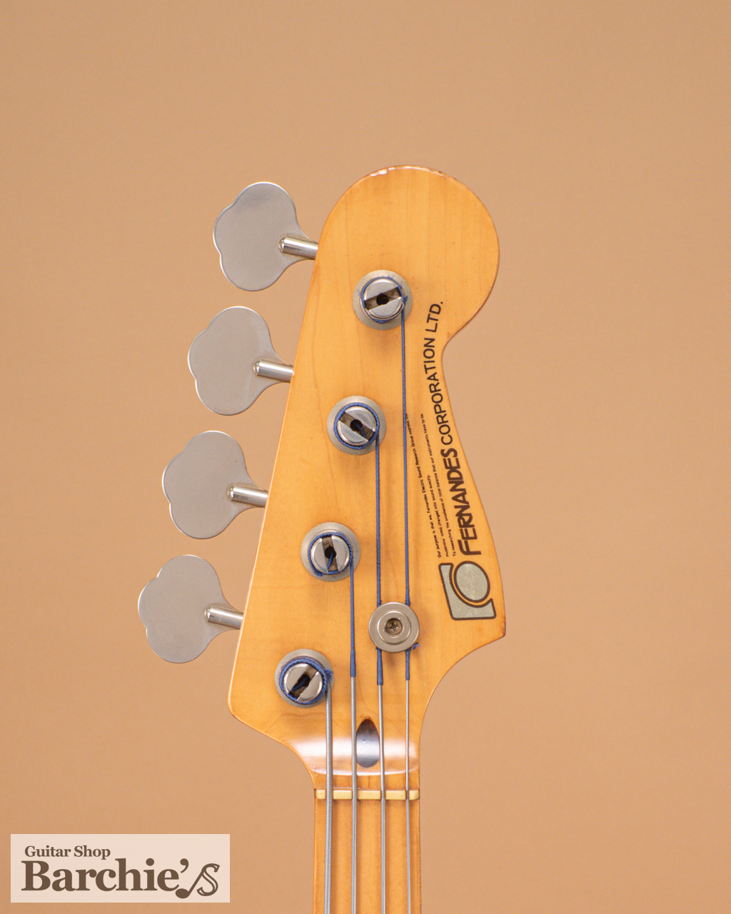 70年代 石ロゴ FERNANDES FPB-60FL ベース フレットレス 70年代 石ロゴ FERNANDES FPB-60FL ベース フレットレス 70年代 石ロゴ