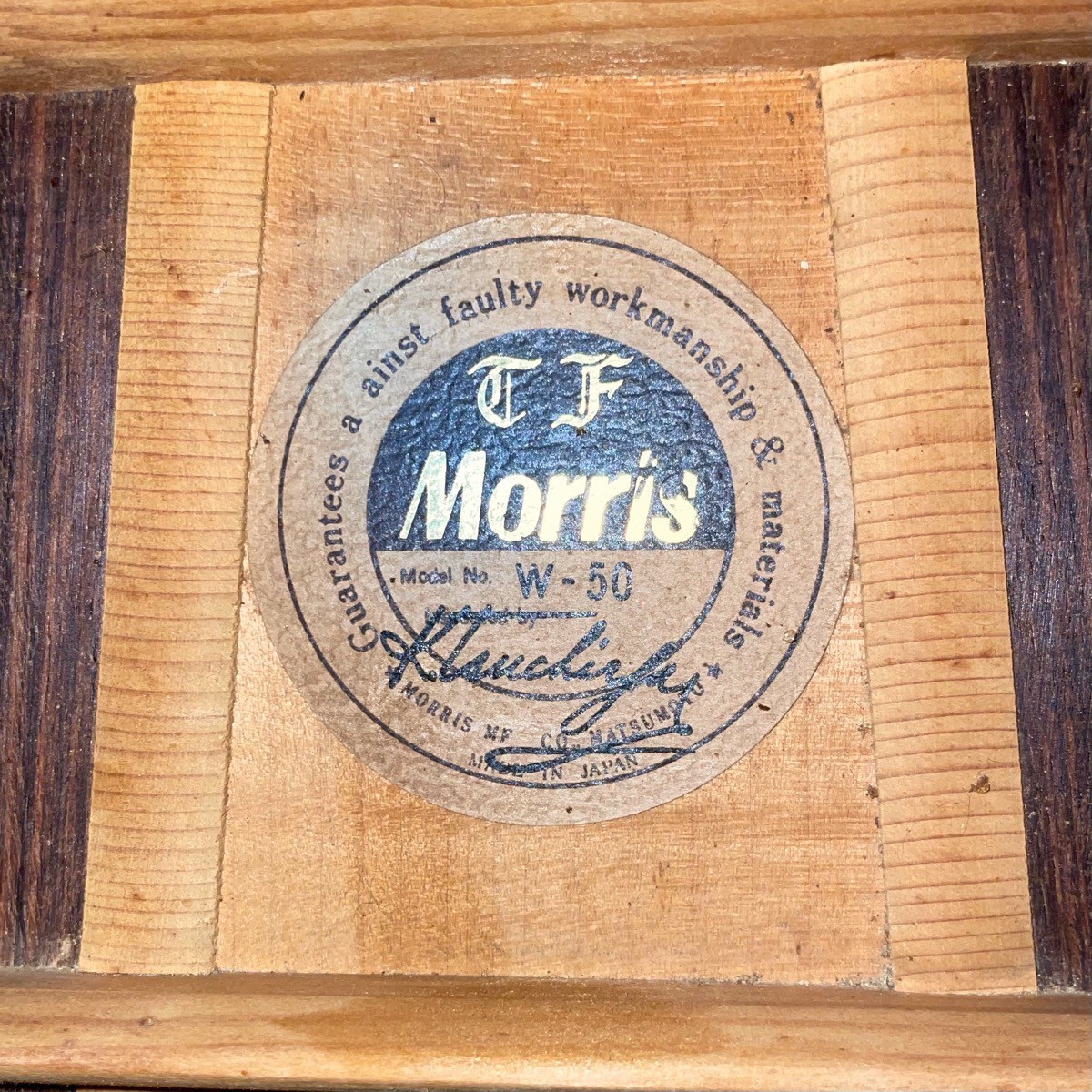 Morris W-50 TF Acoustic Guitar Made in Japan （中古/送料無料