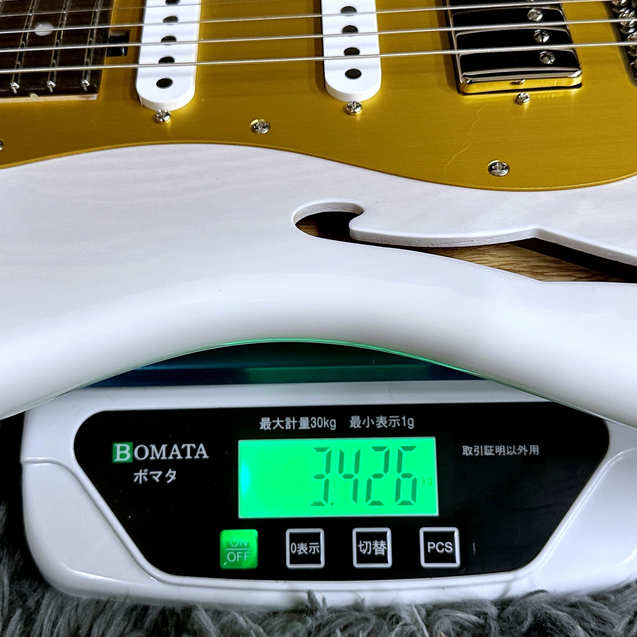 Red House General S/SSH Hollow Trans White Burst （新品/送料無料