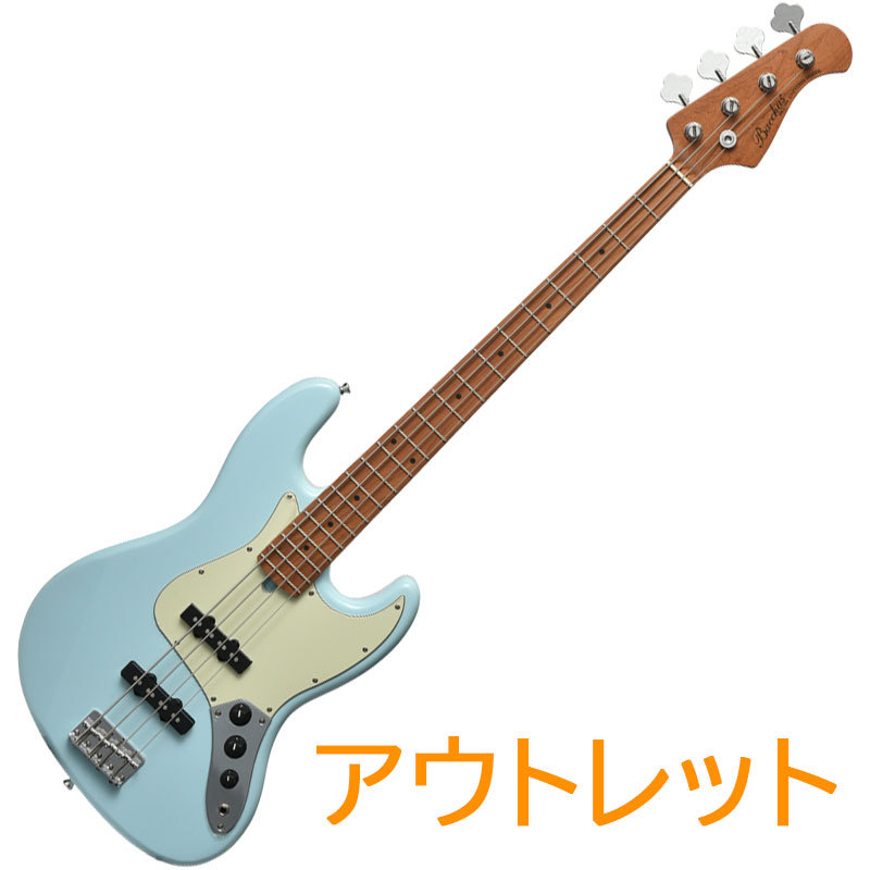 Bacchus BJB-1-RSM/M エレキベース ジャズべタイプ ローステッド