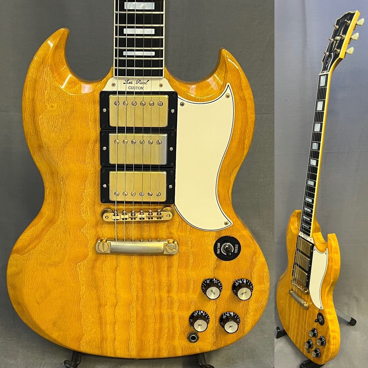 Gibson Custom Shop SG Custom Korina Oak 2003年製（中古）【楽器検索 