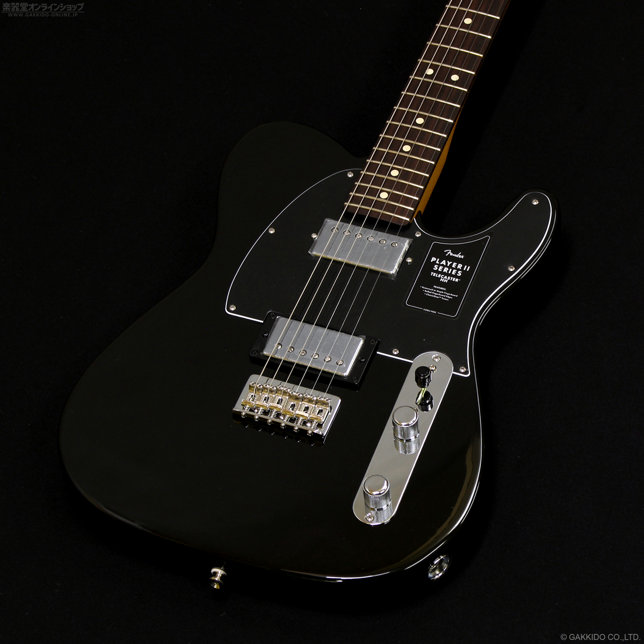 Fender Player II Telecaster HH [Black]（新品/送料無料）【楽器検索