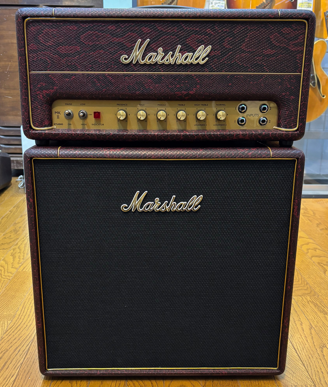 Marshall SV20H & SV112 BURGUNDY SNAKE LTD（中古）【楽器検索