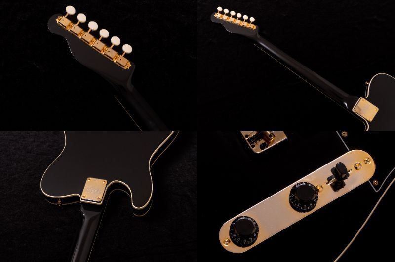 ギター DeliciousTaylormade BeeFace NKT K.Nyui Custom Guitars KNTE / BLK 54CTM #1530 3.61kg【TONIQ横浜