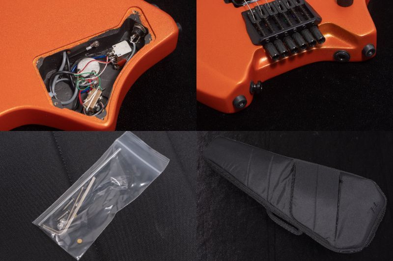 HEX Guitars N400 Metallic Coral Orange（新品/送料無料）【楽器検索