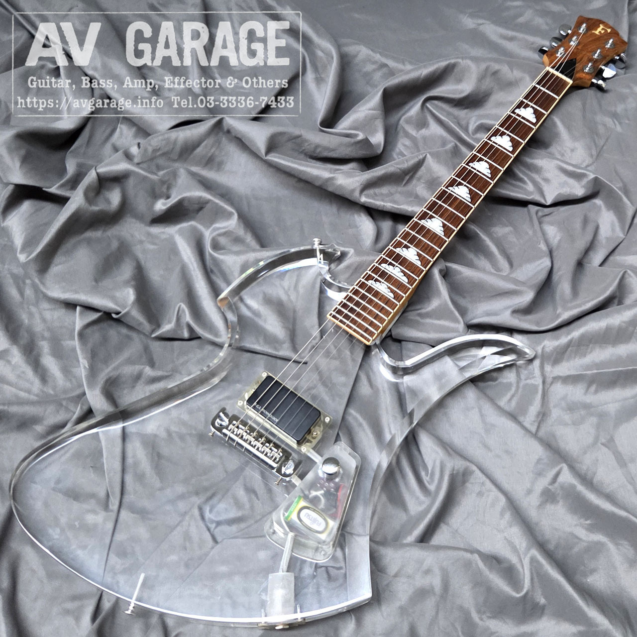 FERNANDES MG-115C hide ギター クリスタルモッキンバード FERNANDES MG-115C Crystal Hide Model（中古）【楽器検索