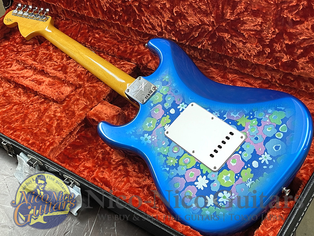 Fender Custom Shop 2022 1969 Blue Flower Stratocaster NOS (Blue 