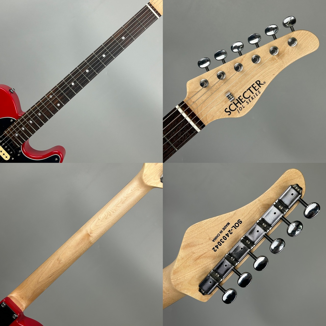SCHECTER JAPAN ORIGINAL LINE OL-TE-2H-FXD/DRD/R（中古/送料無料