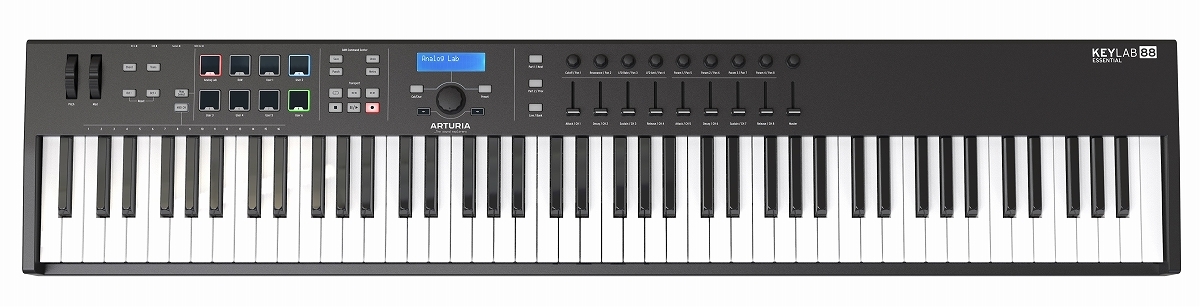 Arturia KEYLAB ESSENTIAL 88 BLACK EDITION 88鍵盤セミウェイテッド