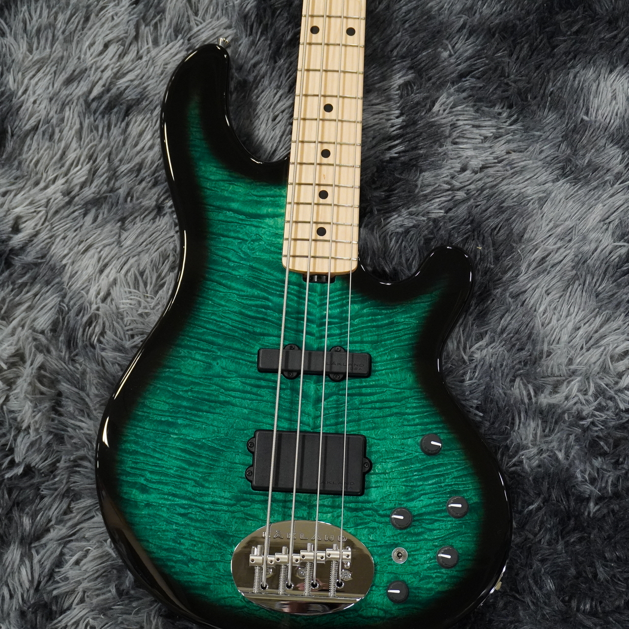 Lakland SL44-94 Deluxe Maple Teal Green Sunburst -Shoreline Series
