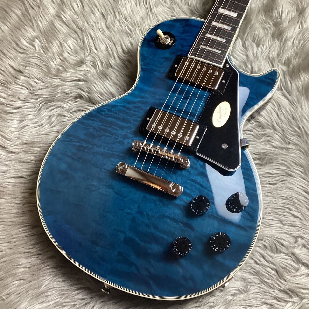 Epiphone Les Paul Custom Quilt Viper Blue (バイパーブルー