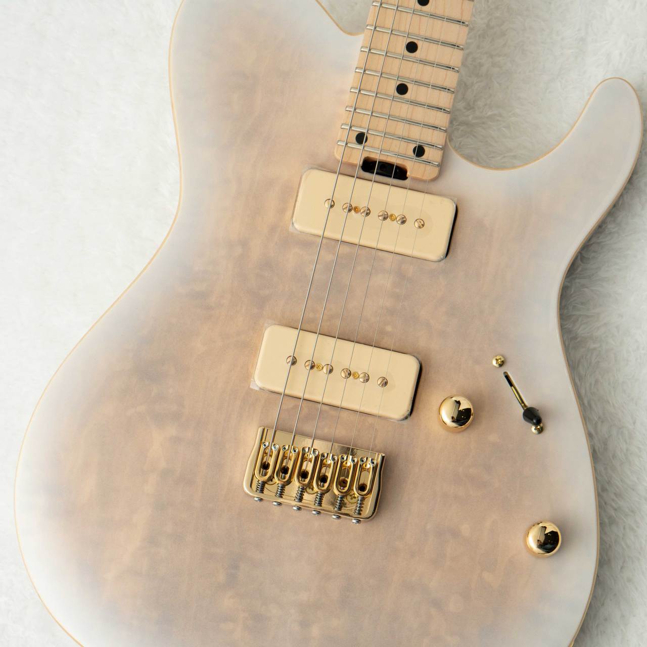 ギター Schecter KR-24-P90-FXD SCHECTER KR-24-P90-FXD -Blonde w/Gold Parts- #S2412002 【限定生産
