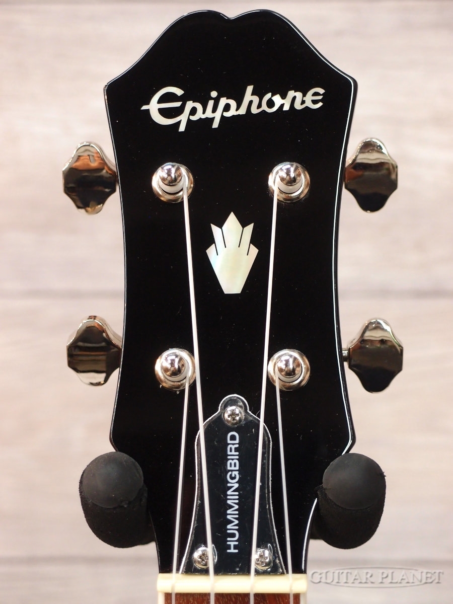 Epiphone Hummingbird Ac/El Ukulele Tenor TS 【ハミングバード