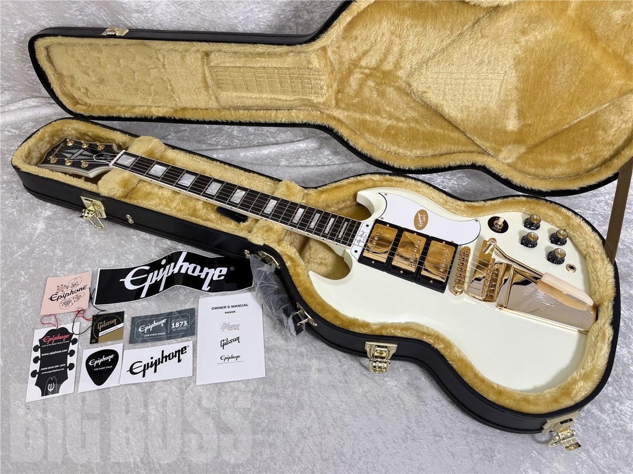 Epiphone 1963 Les Paul SG Custom With Maestro Vibrola(Classic