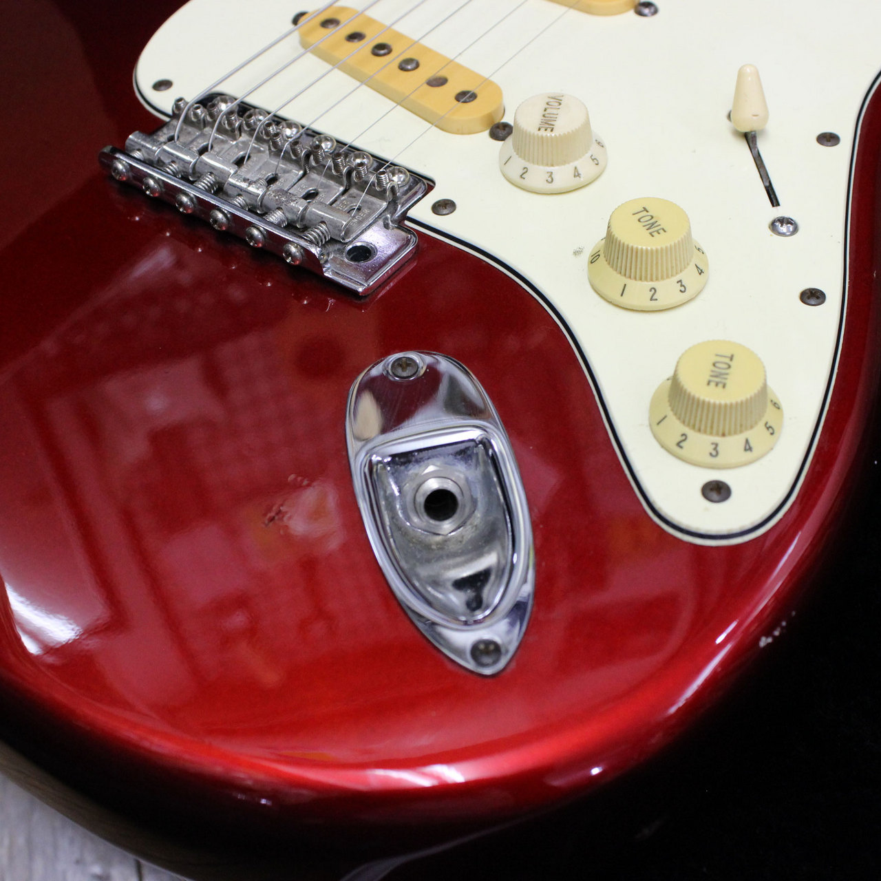Fender Japan Stratocaster ストラト Candy Apple Red、VANZANDT USA