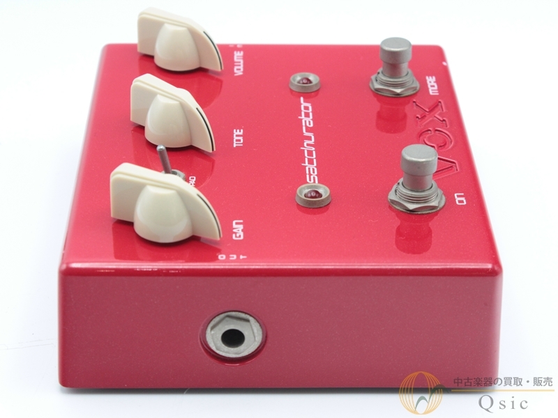 値下げしました。VOX Satchurator ギターエフェクター レッド Vox Joe Satriani Satchurator Distortion - エフェクター専門店