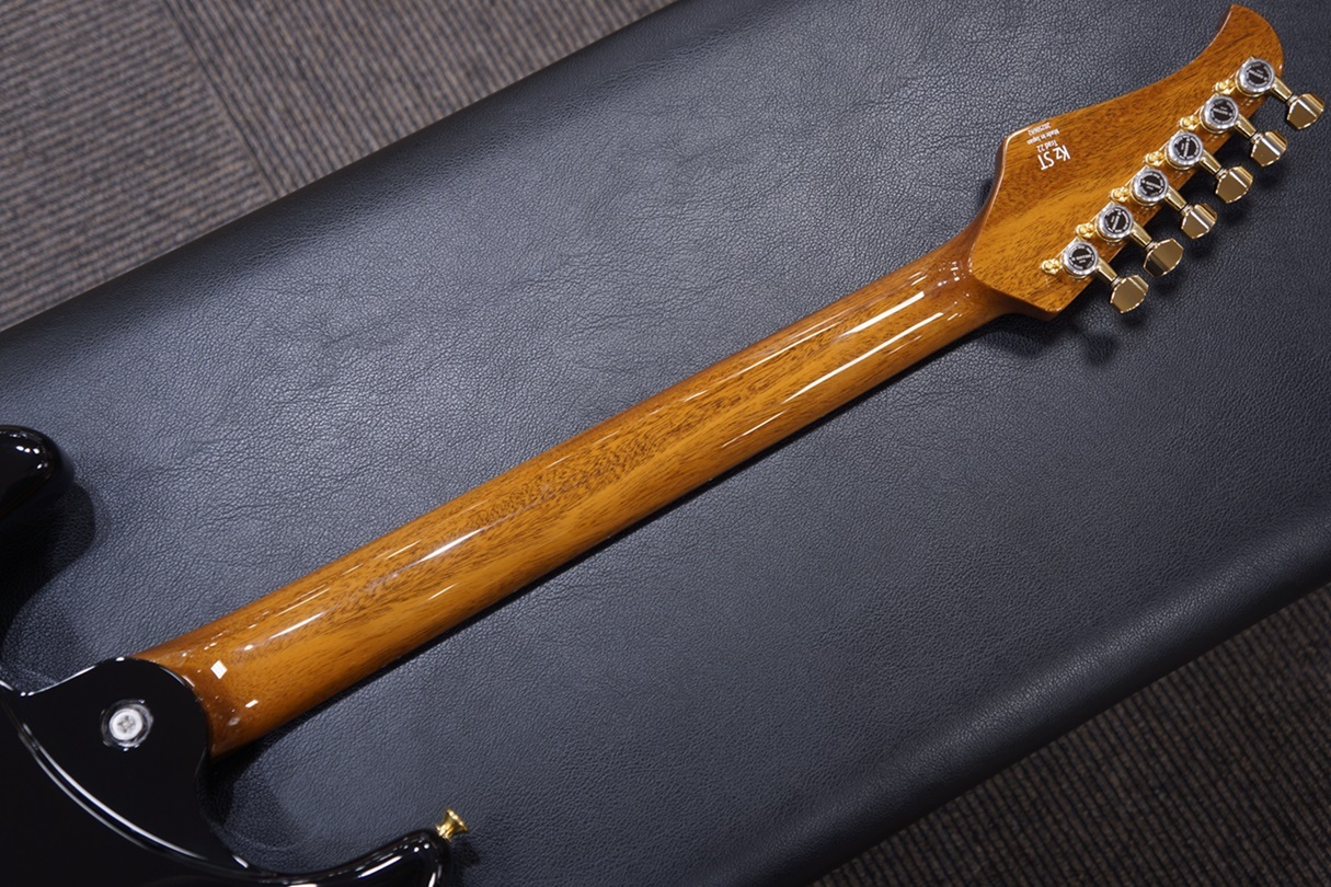 コンボーネント、カスタムギター Kz Guitar Works ST Trad 22 Custom Spolted Flamed Maple Top