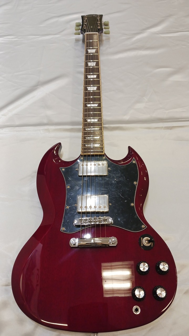 ギター Grass Roots G-SG-STD Cherry GrassRoots G-SG-STD / Cherry 3.02 SGタイプ グラスルーツ 【 横須賀