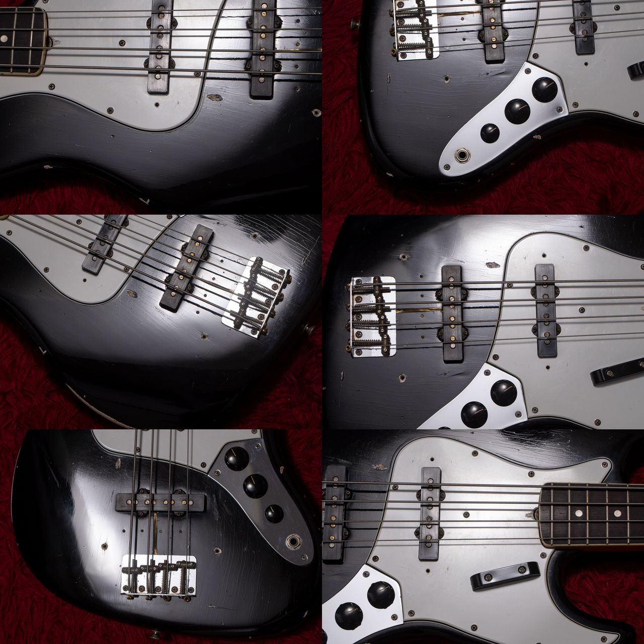 Fender Jazz Bass 62~63Body 66Neck Fender Factory Refinish Black