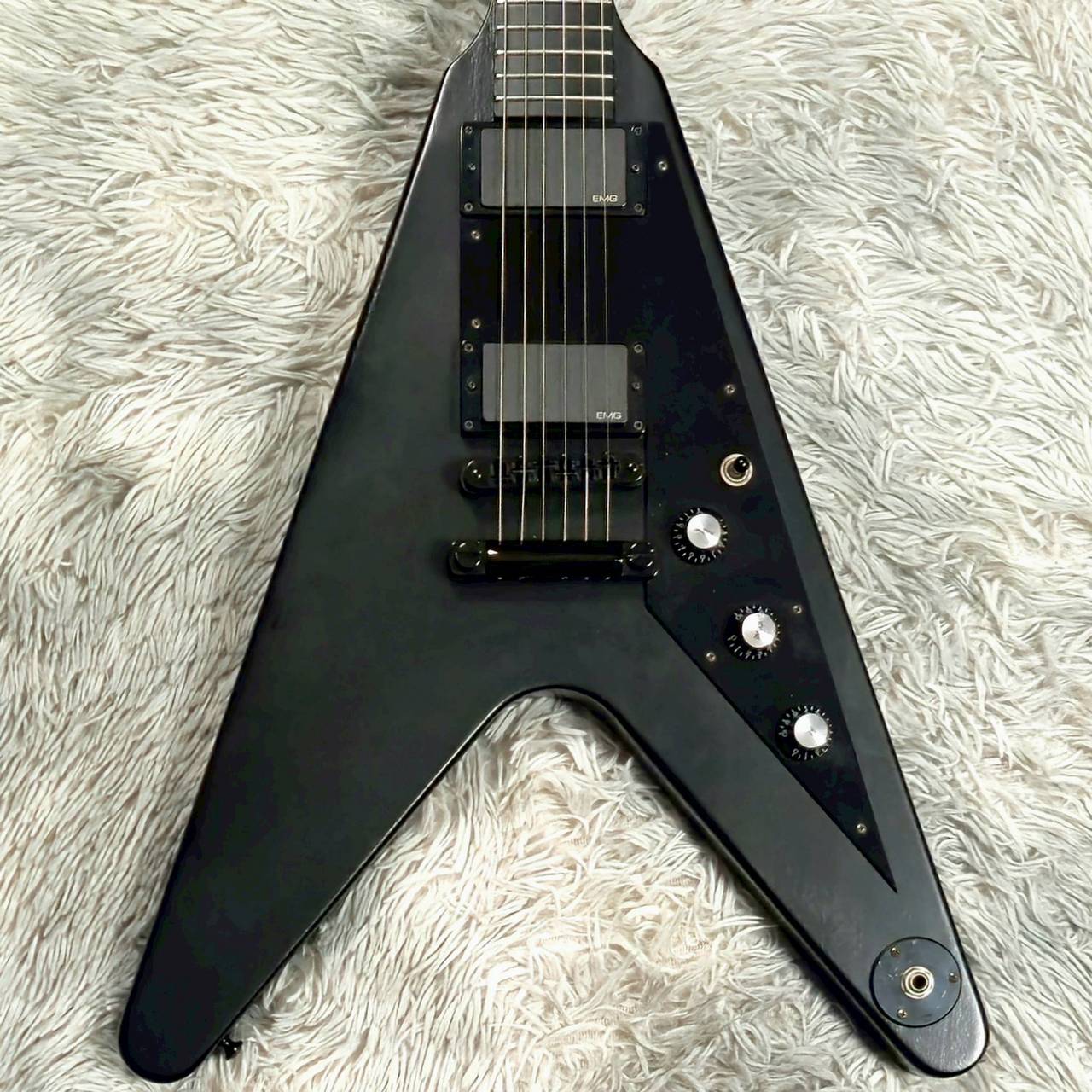 Gibson Gibson Flying V Gothic II EMG Satin Black 【現物画像】1/18