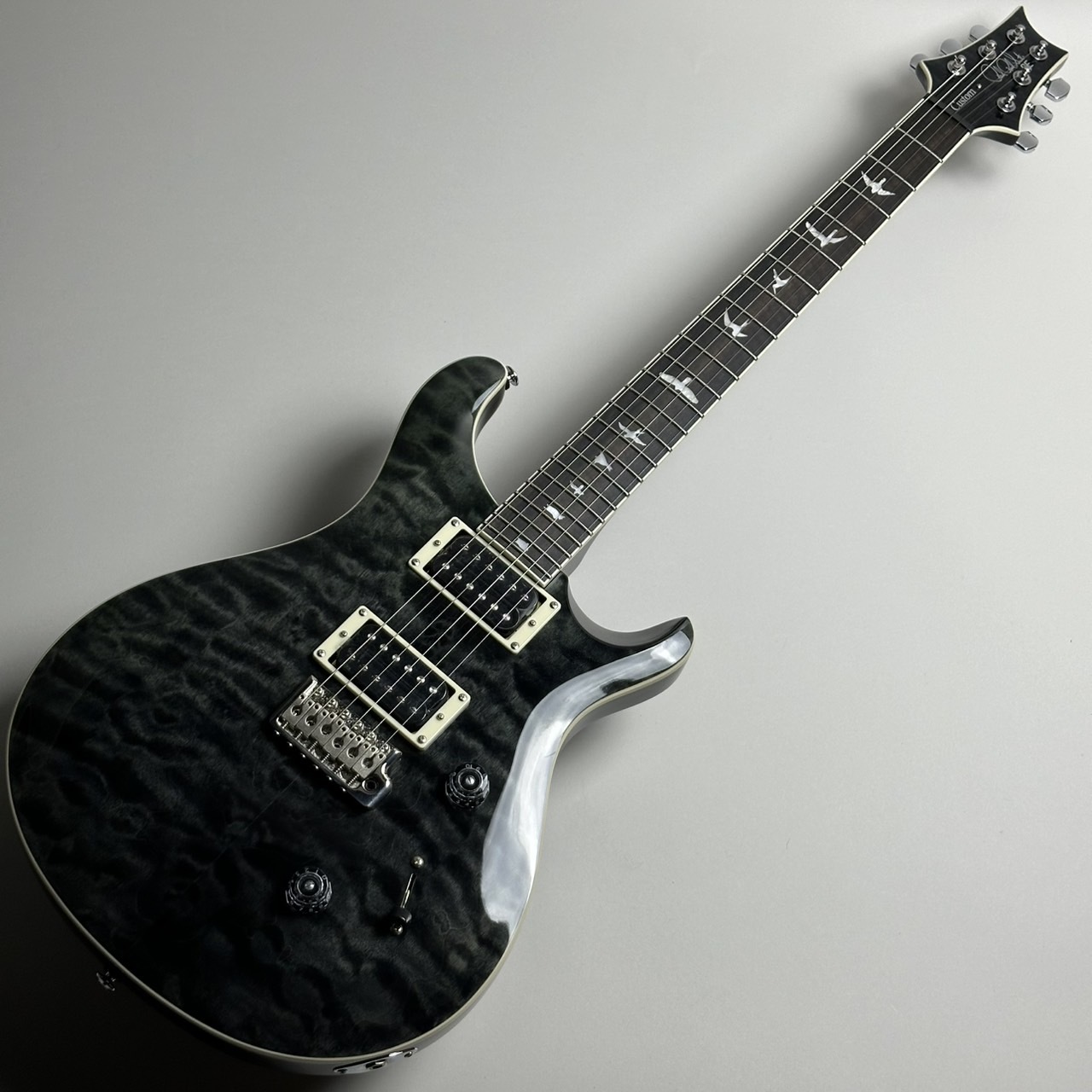 PRS Custom24 SE 島村楽器限定　Quilt gray-black P.R.S. SE Custom 24 Quilt (Gray Black)【限定生産モデル