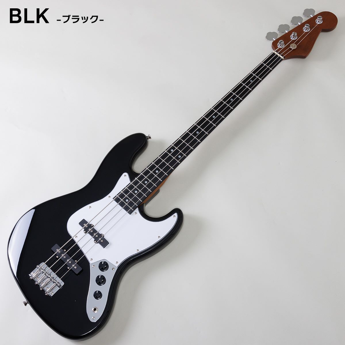 BUSKER'S BJB-Standard BLK ジャズベースタイプ ローステッドメイプル