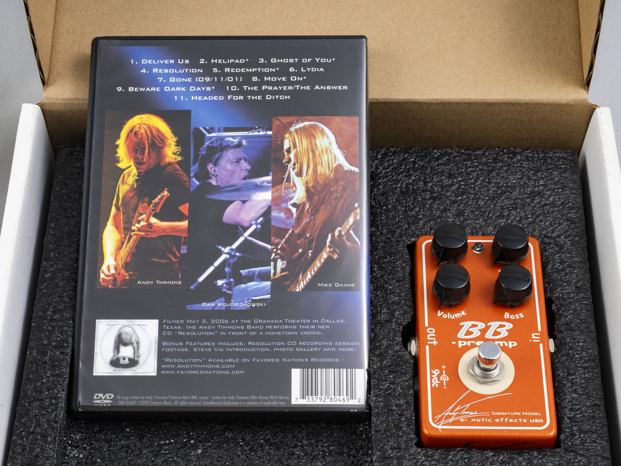 Xotic BB preamp Andy Timmons Limited Edition（中古）【楽器検索