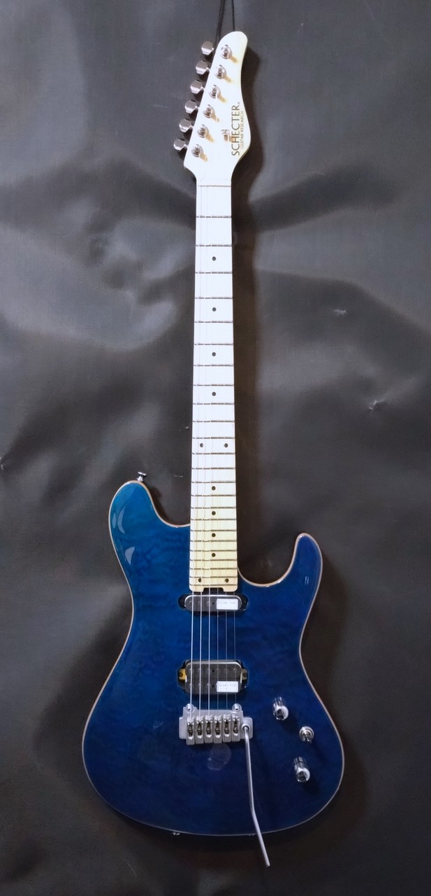 SCHECTER MZ-1 BLU/M [See-thru Blue]（新品）【楽器検索デジマート】