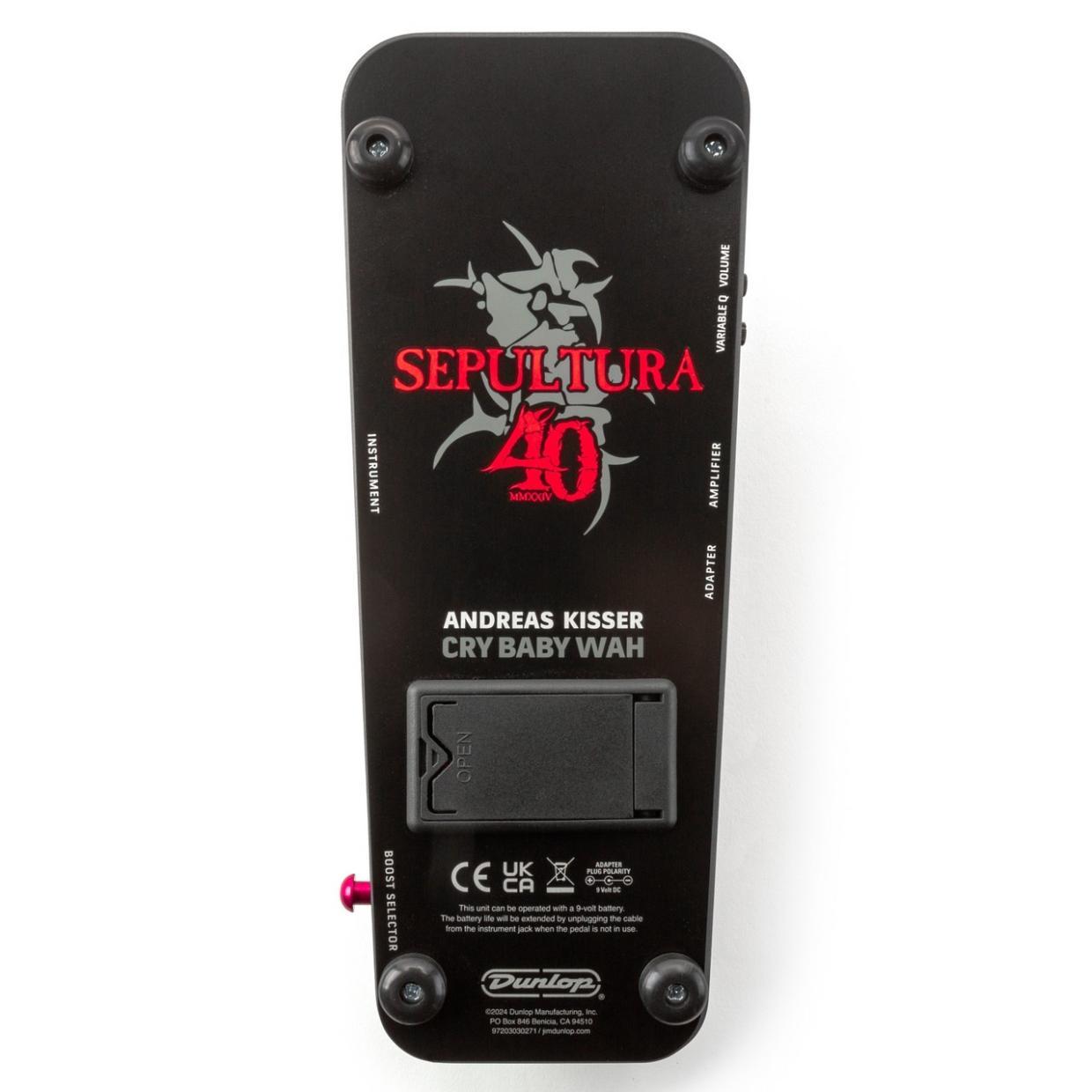Jim Dunlop AK95MMXXIV Sepultura 40th Anniversary Cry Baby Wah【未