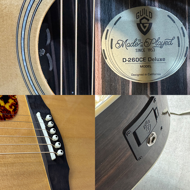 Guild D-260CE DELUXE 中古美品 て*ー様 Guild D-260CE DELUXE 中古美品 S115633422 - ギター価格