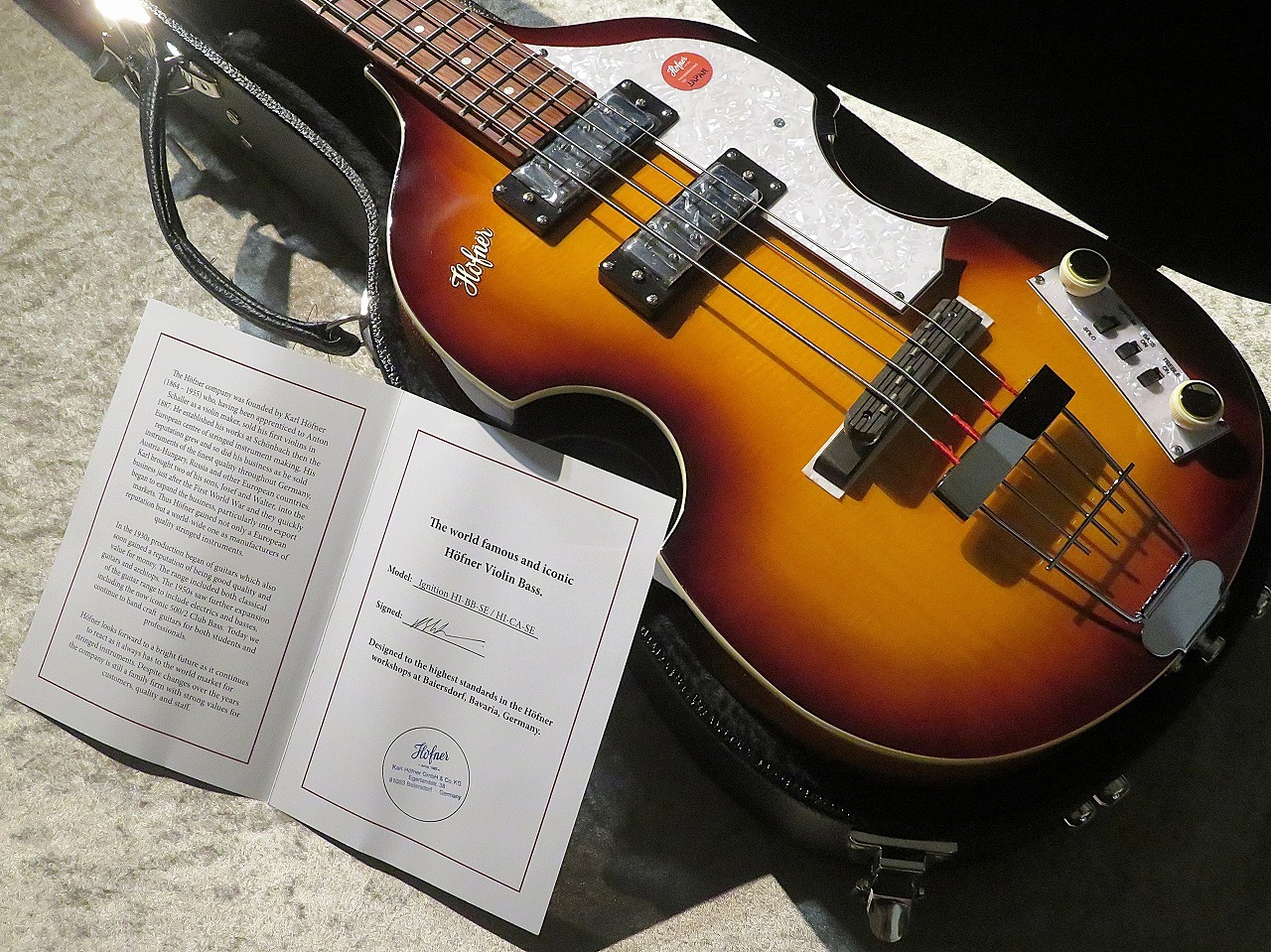 レアHofner Ignition CV Bass SB キャバーンベース Amazon.co.jp: Hofner Ignition Bass SB バイオリンベース