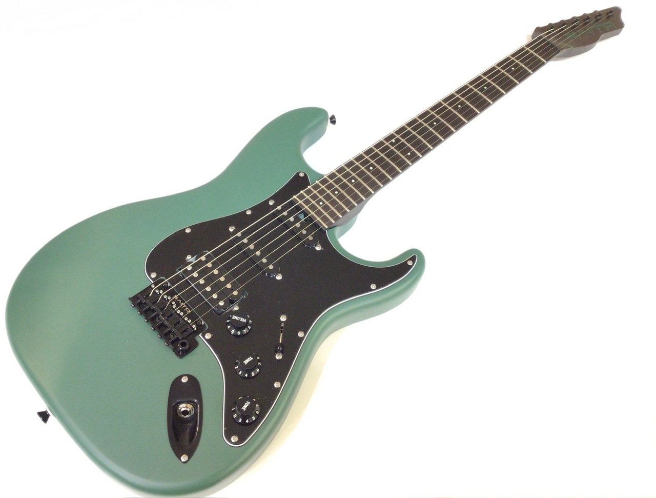 SAITO GUITARS S-622CS HSS – Moss Green w/Black HW, Wenge Neck