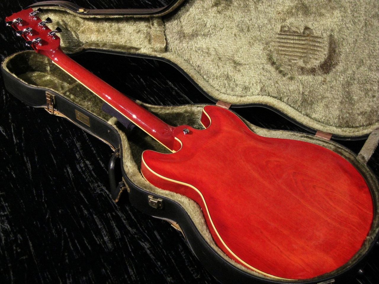YAMAHA SA700 セミアコースティックギター 赤 YAMAHA SA700 / Persimmon Red(ビンテージ)【楽器検索デジマート】