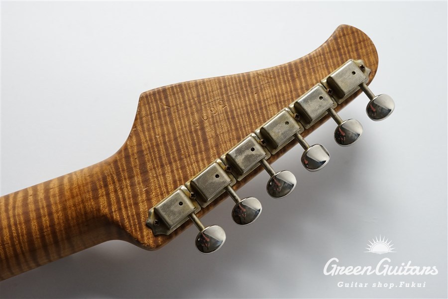 Xotic XSC-2 - Olive Drab over Lake Placid Blue / Heavy Aged