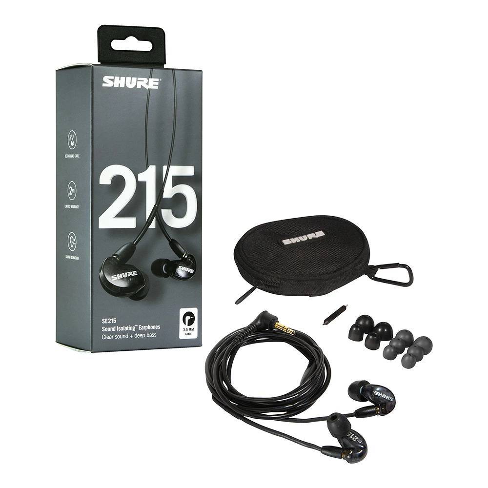 Shure SE215-K-A トランスルーセントブラック（新品/送料無料）【楽器