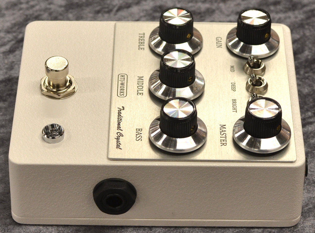 HTJ-WORKS Traditional Crystal Silver Top Silver Hat Knob Type