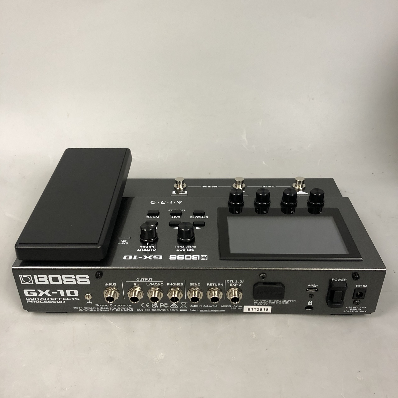 BOSS GX-10 Guitar Effects Processor with Bluetooth Audio MIDI Dual