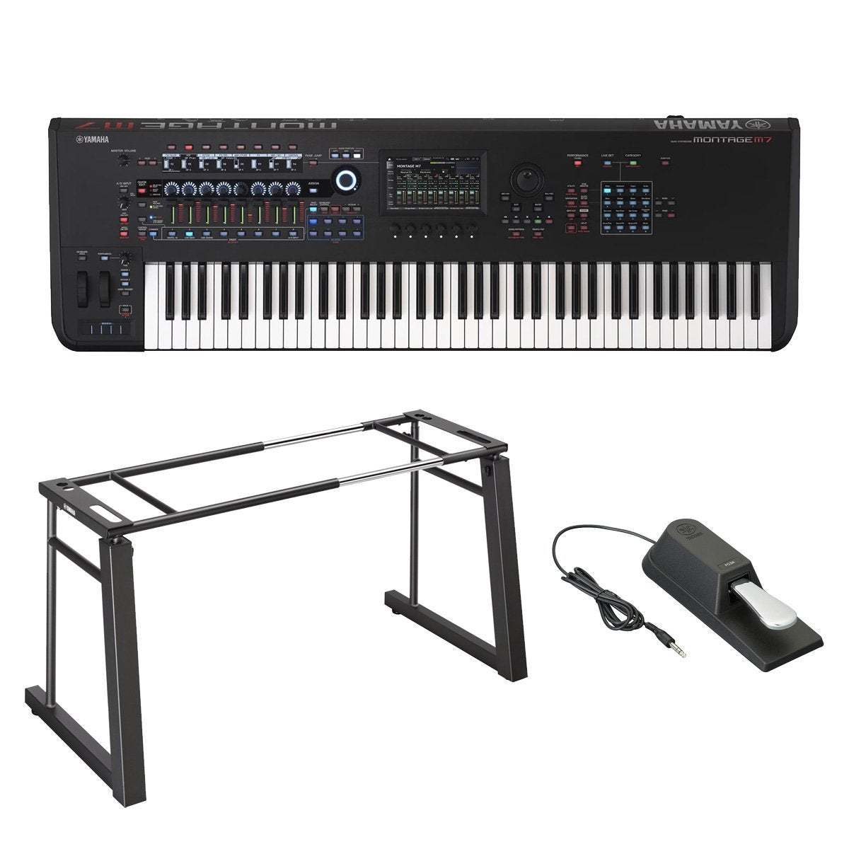 YAMAHA MONTAGE M7 76鍵 FSX鍵盤 ［LG-800＆FC3Aセット］【お取り寄せ