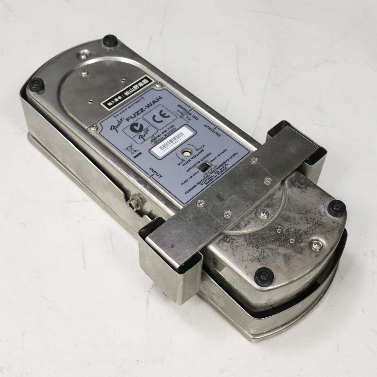 fender fuzz wah フェンダー ファズ ワウ ビンテージ fender fuzz wah